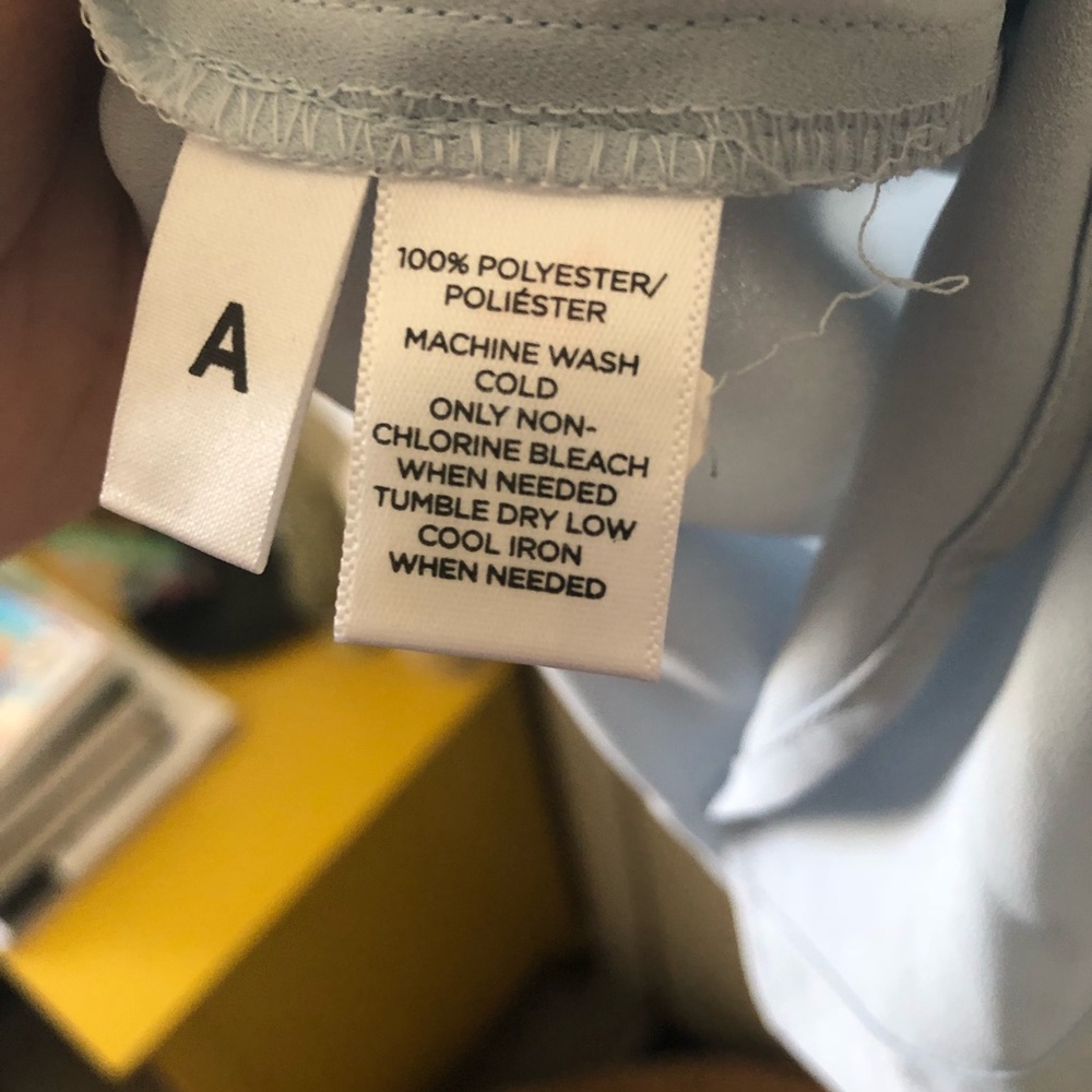 Light Blue Utility Blouse - Picture 4 of 4